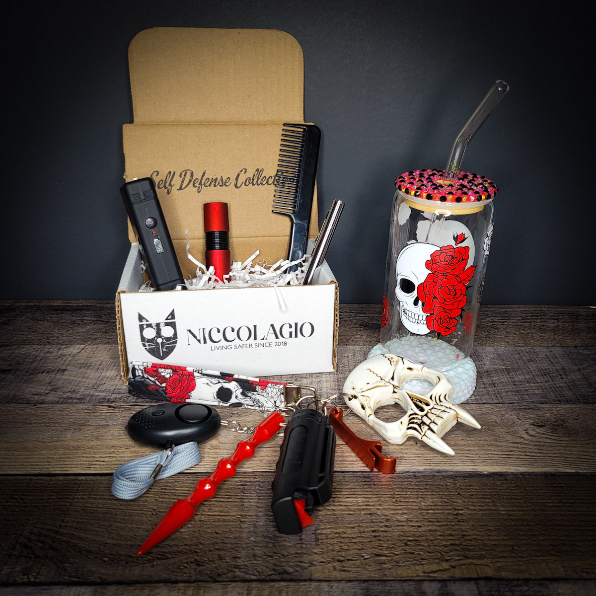 Skulls and Roses Self Defense Bundle