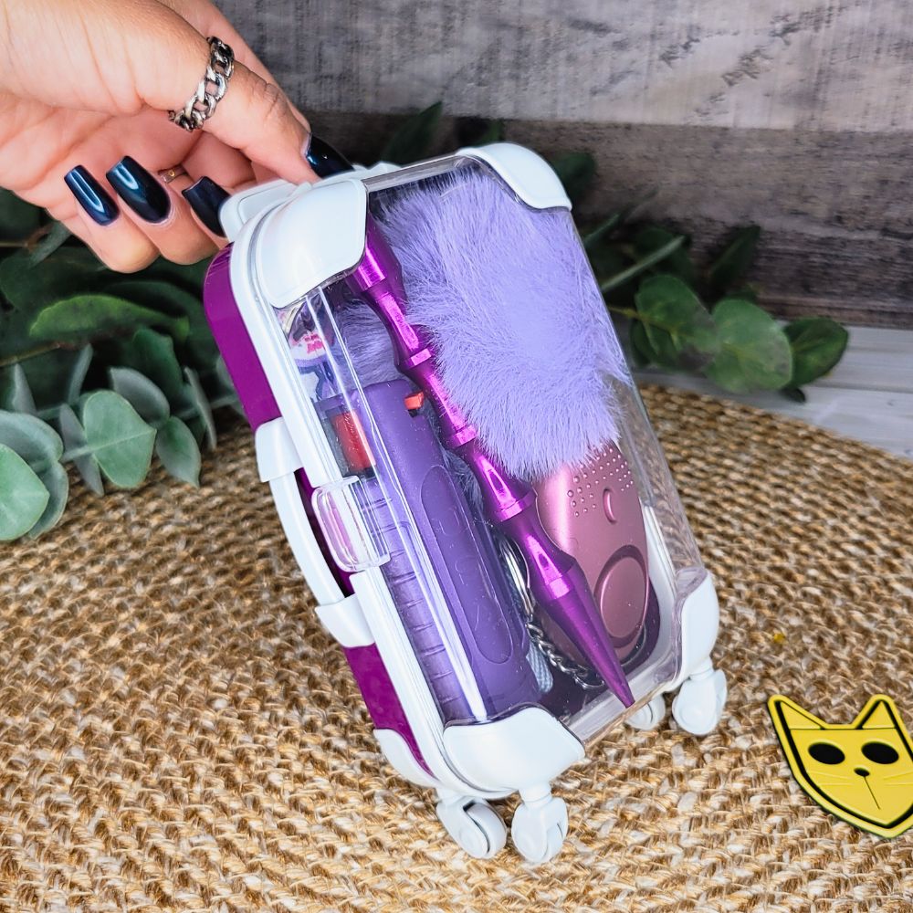 Add a cute mini suitcase to your order.keychain self defense; self defense keychains; keychain for self defense; keychains self defense; safety keychain; safety keychains; keychain defense; safety keychain set; self defence keychain; self defense keychain set; 	 women self defense keychain; 	