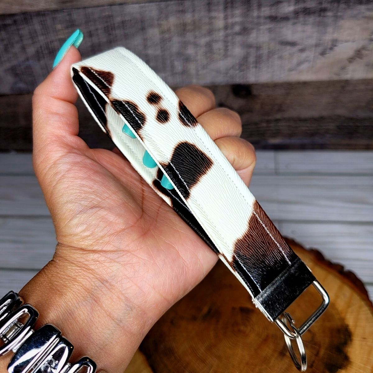 Faux Leather Wristlets