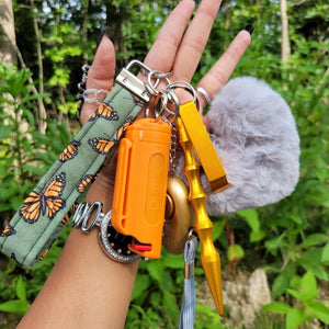 Butterfly Self Defense Keychain Combo Set