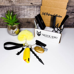 Black and yellow self defense keychain for women, beautiful self defense keychain, yellow pepper spray, kubaton. ideal for woman's safety; self defense keychain with stun gun; ideas for women safety; importance of women safety; self defense clases; self defense kits; women self defense; self defense products for women; self defense keychain set; self defense keychain with taiser; safety razor for women; women safety; safety devices for women; custom keychains; key chains amazon;