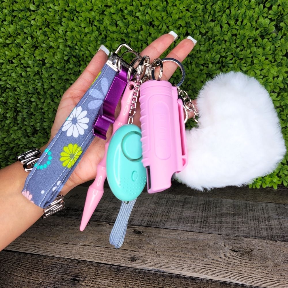 Pastel colors Self Defense Keychain Set – Niccolagio