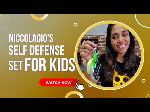 Brazil kids self defense lanyard set