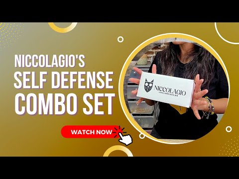 Niccolagio Self Defense Keychain Combo Set