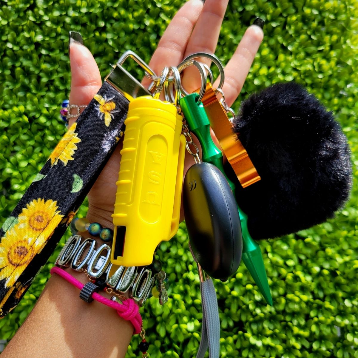 Sunflower Self Defense Keychain Basic Set – Niccolagio